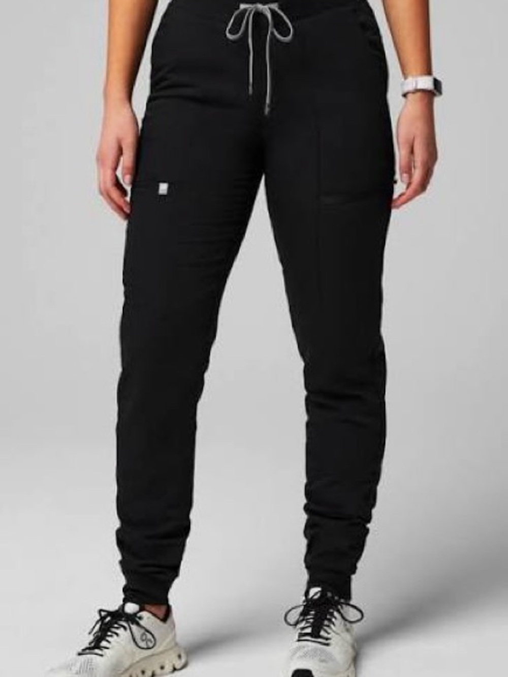 Fabletics Black Drawstring Jogger Pants
